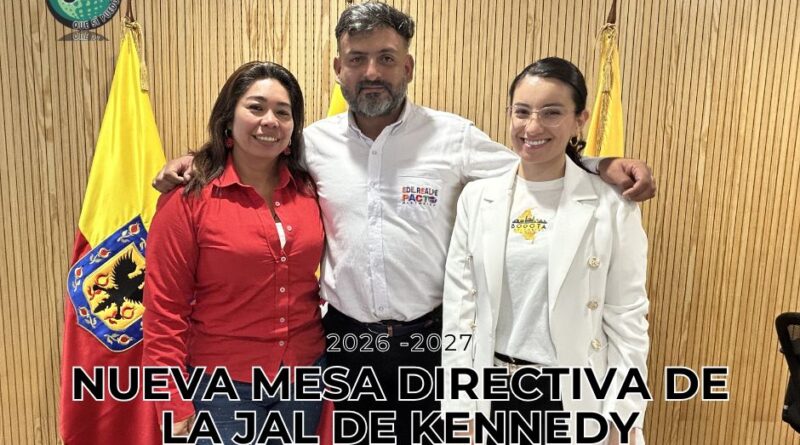 Edil Juan Carlos Realpe Ovalle es elegido presidente de la Mesa Directiva de la JAL de Kennedy para el periodo 2026–2027