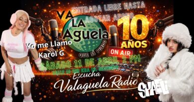 Valaguela celebra 10 años al aire con concierto en plaza pública este sábado 11 de abril