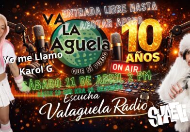 Valaguela celebra 10 años al aire con concierto en plaza pública este sábado 11 de abril