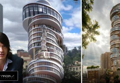 Supersonik: el rascacielos inclinado que despega en el centro de Bogotá