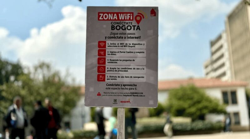 Bogotá lanza WiFiMap, el nuevo mapa digital para encontrar internet gratuito en toda la ciudad