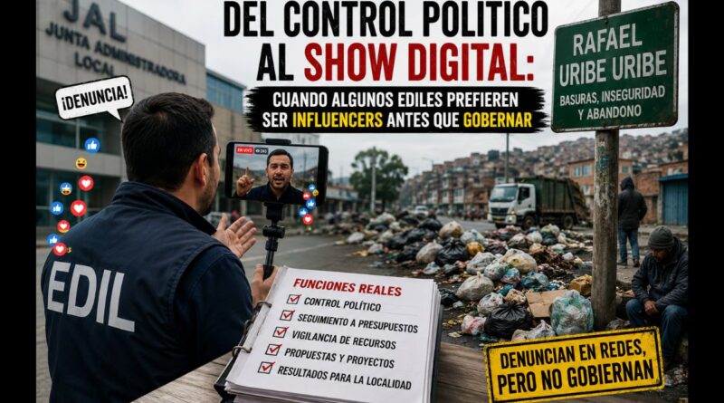 Del control político al show digital: cuando algunos ediles prefieren ser influencers antes que gobernar
