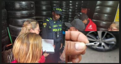 Cierran montallantas en Suba por presuntos vínculos con los ‘pinchallantas’