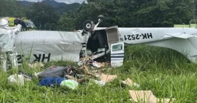 #ATENCIÓN cuatro muertos en Villavicencio tras caida de una avioneta Cessna