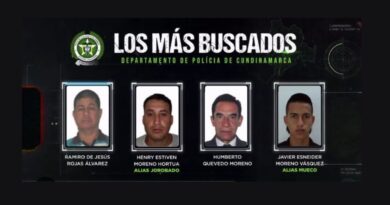 Gobernación de Cundinamarca lanza el cartel de los más buscados y ofrece hasta $20 millones de recompensa