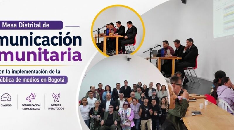 Mesa Distrital de Comunicación Comunitaria avanza en la implementación de la Política Pública de medios en Bogotá