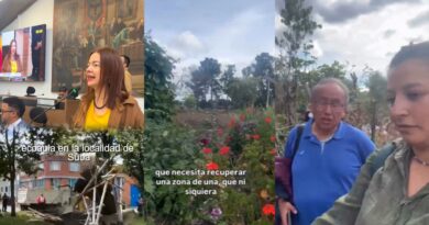 Huerta comunitaria destruida en polémica intervención en Suba