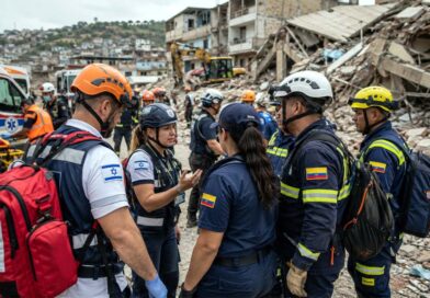 Equipo de apoyo de Israel llega a Colombia con equipos de rescate para ayudar a atender emergencia por terremoto