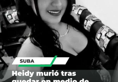 Heidy murió tras quedar en medio de una balacera en Suba