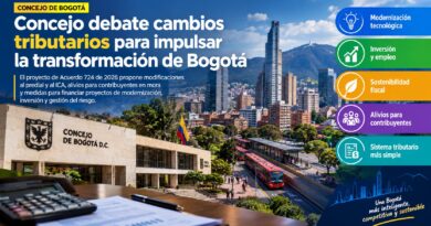 Concejo debate cambios tributarios para impulsar la transformación de Bogotá Inteligente y competitiva
