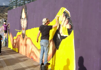 Javier Reyes, el orgullo colombiano de la UFC, quedó inmortalizado en un mural en Egipto